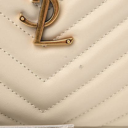 Saint Laurent Calfskin Matelasse Monogram Lou Camera Bag Crema Soft 10 of 12