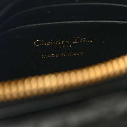 Christian Dior Supple Calfskin Cannage Caro Pouch with Chain Black 7 of 9