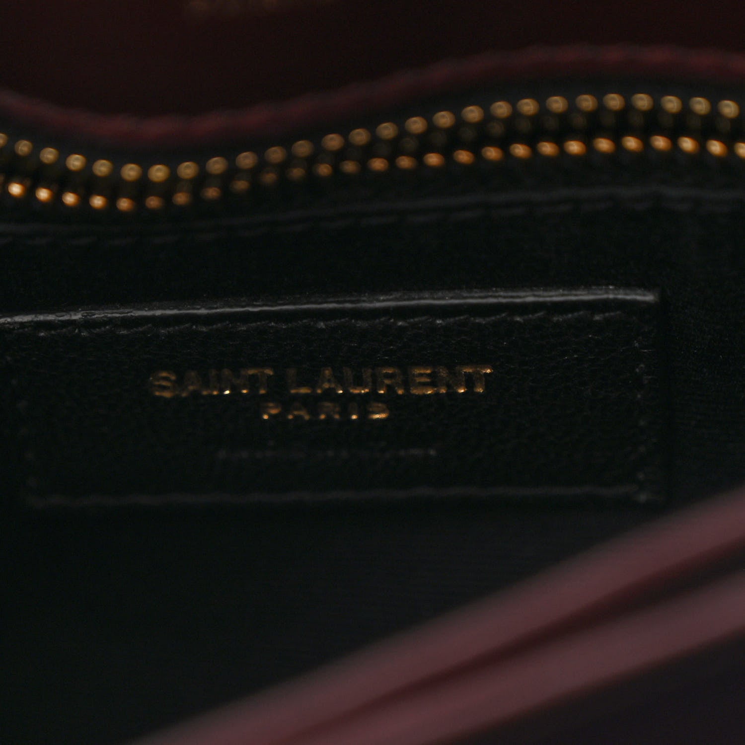 Saint Laurent Velvet Y Quilted Monogram Toy Loulou Crossbody Bag French Burgundy 7 of 12