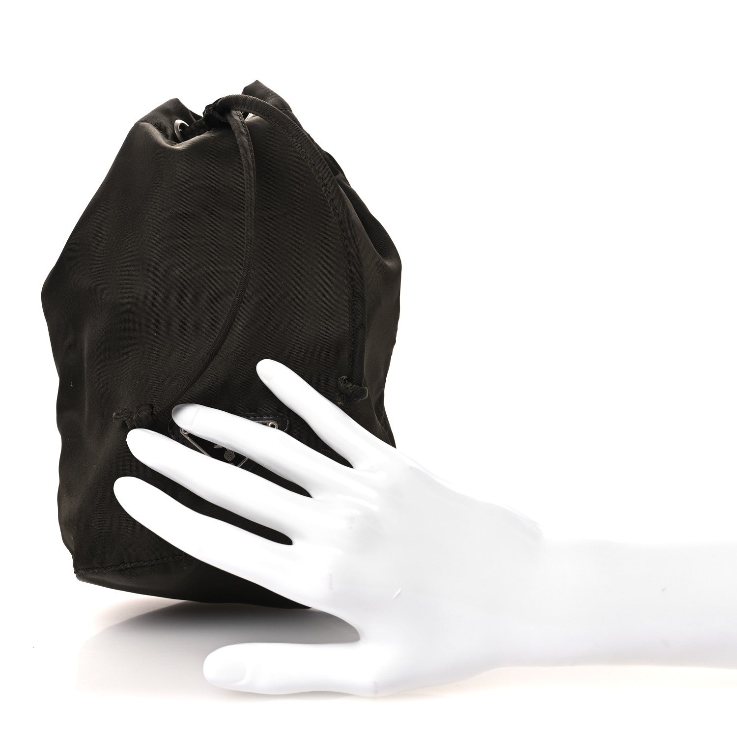 Prada Nylon Vela Drawstring Pouch Corinto 2 of 11