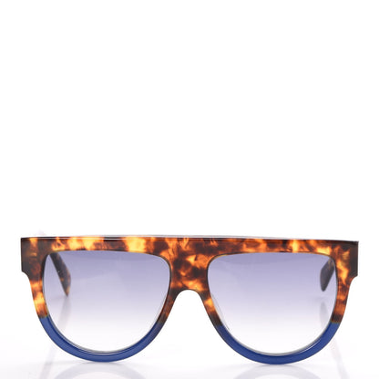 Celine Shadow Sunglasses CL 41026/S Havana Blue 4 of 6