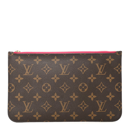 Louis Vuitton Monogram Neverfull MM GM Pochette Pivoine 1 of 7