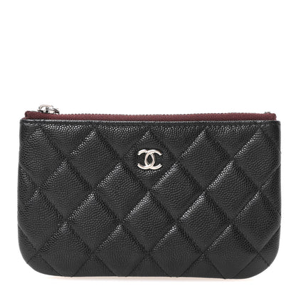 Chanel Caviar Quilted Small Cosmetic Case Black 1 of 11