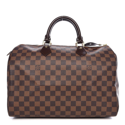 Louis Vuitton Damier Ebene Speedy 35 1 of 7