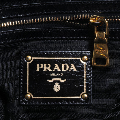 Prada Vitello Shine Tote Nero Black 6 of 9