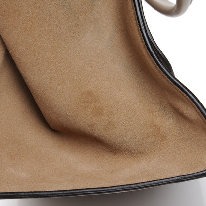 Celine Drummed Calfskin Suede Large Trapeze Dune 9 of 12
