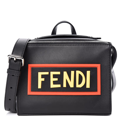 Fendi Vitello Grace Vocabulary Mini Lui Bag Black 1 of 10