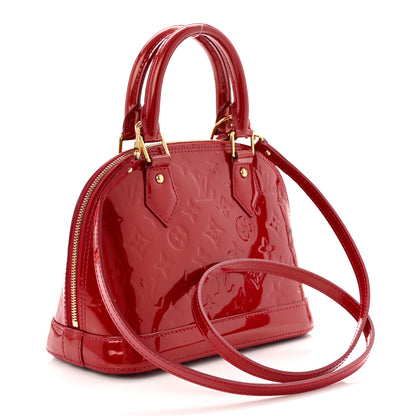 Louis Vuitton Vernis Alma BB Pomme D'Amour 2 of 13