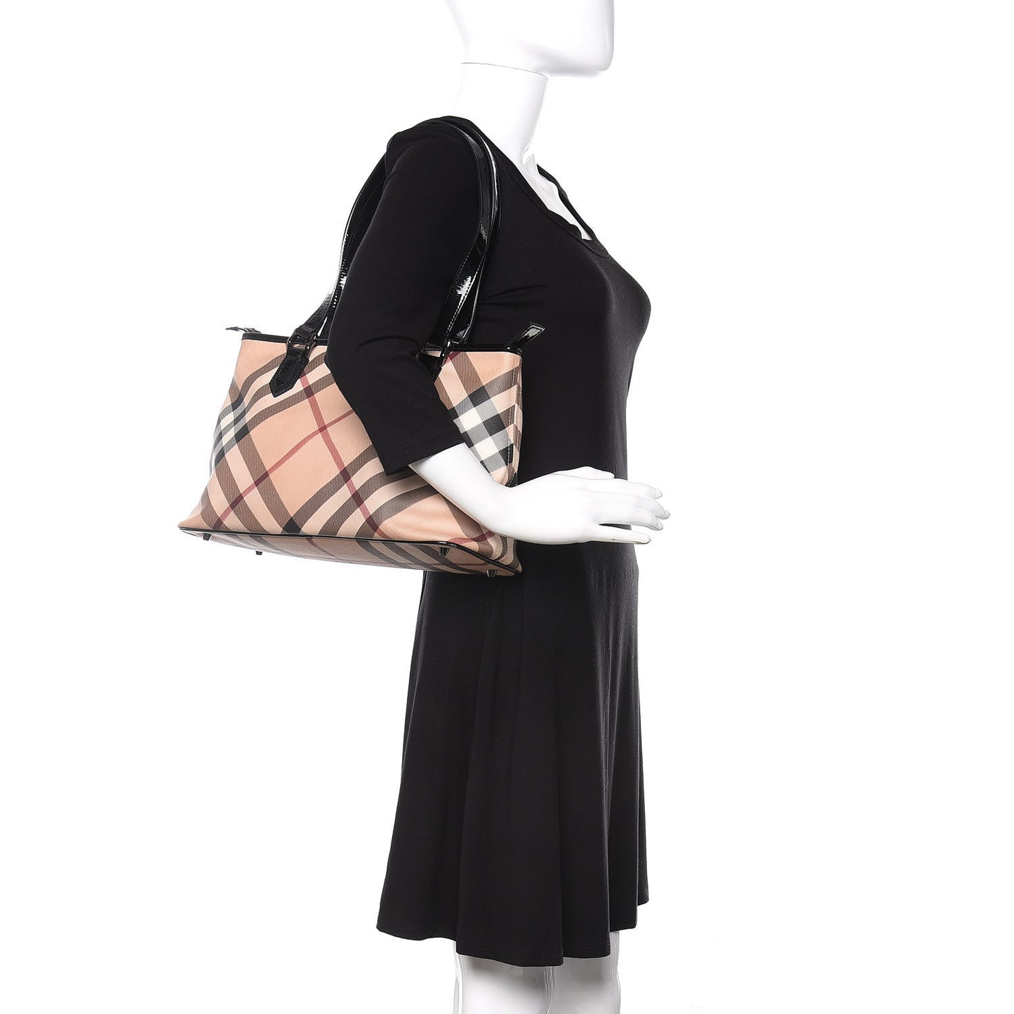 Supernova Check Regent Tote Black