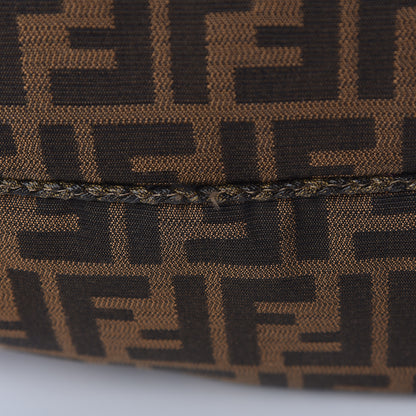 Fendi Zucca Goatskin Spy Bowler Tobacco Bronzo 14 of 16