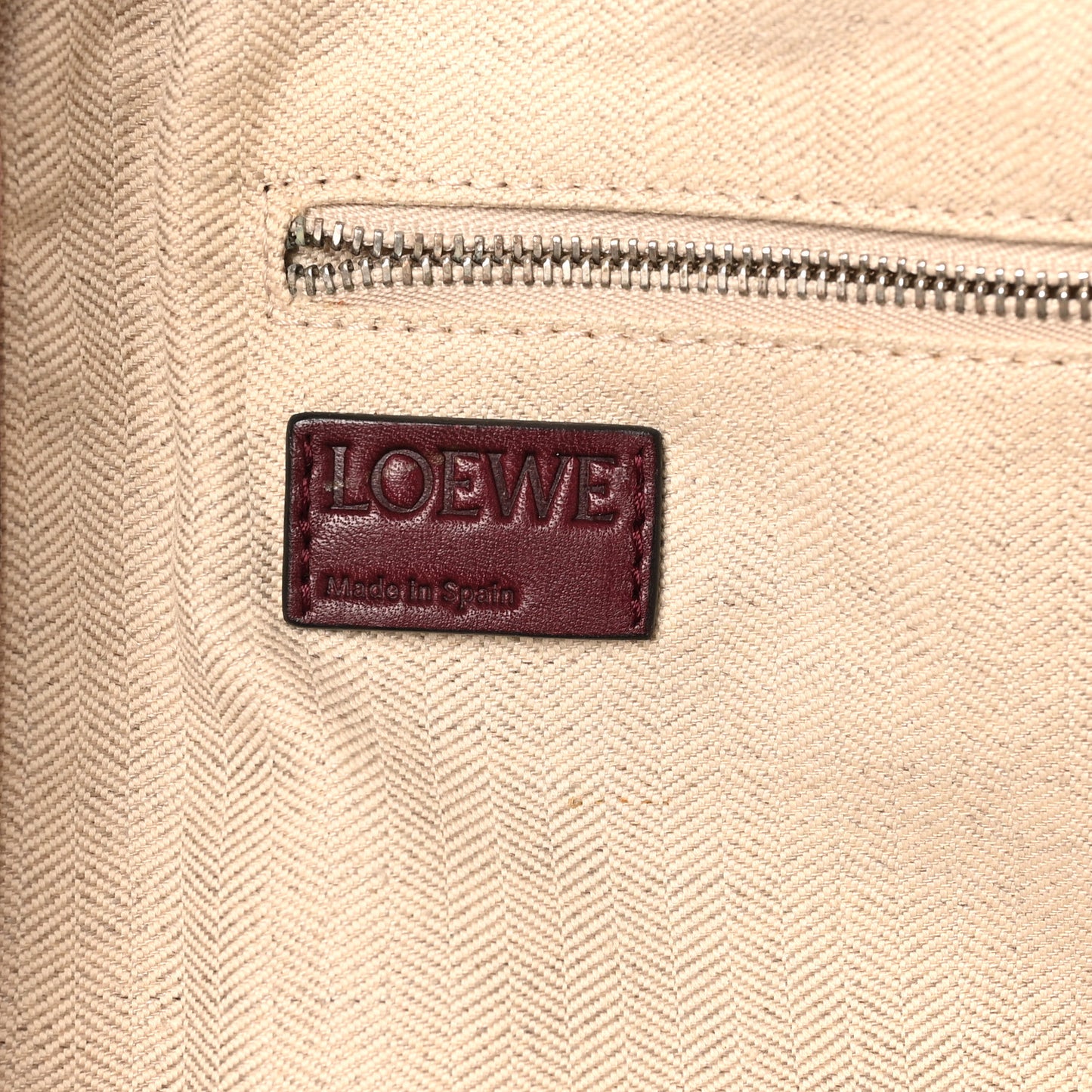 Calfskin Travel Bag Burgundy