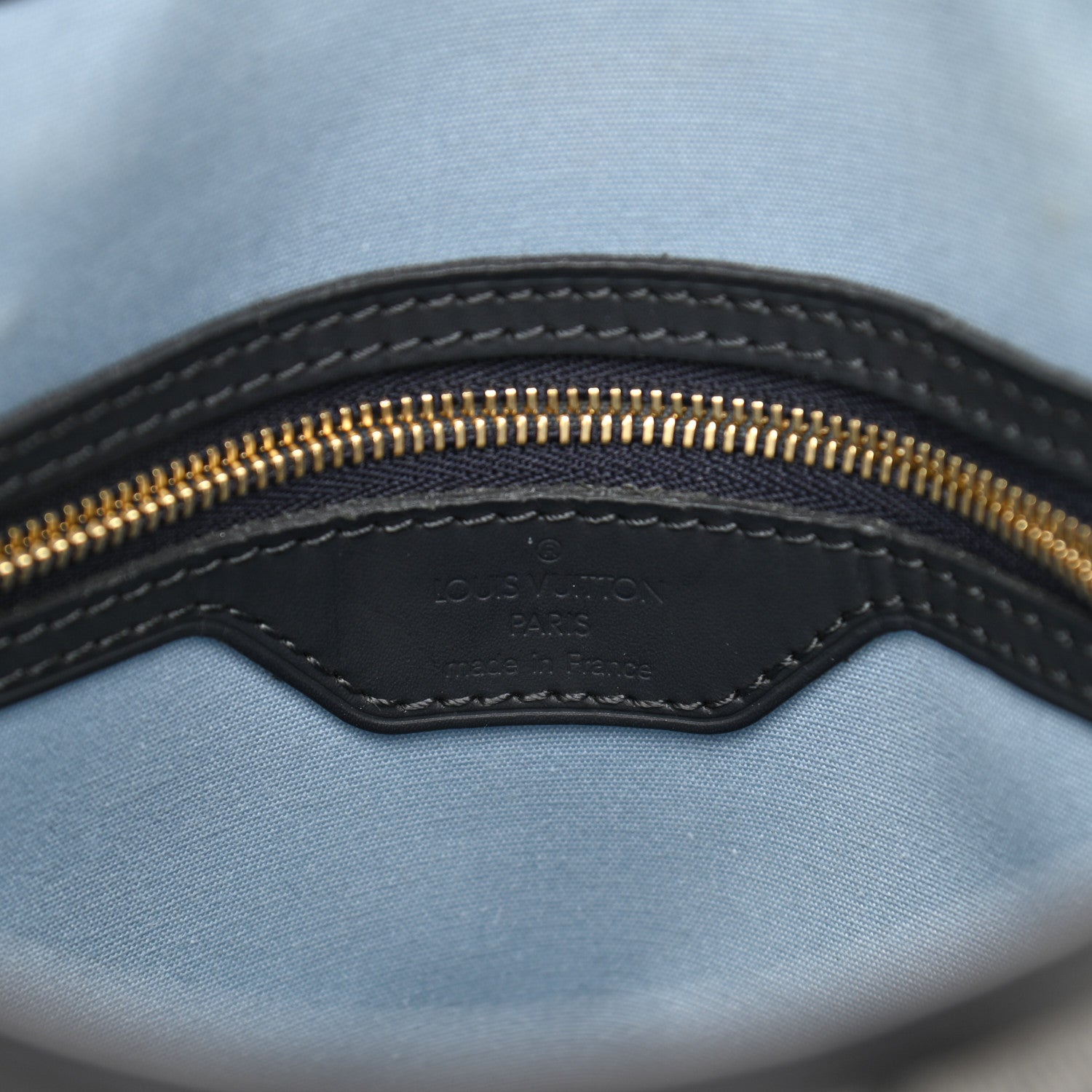 Louis Vuitton Mini Lin Monogram Bucket Bag Blue 6 of 10