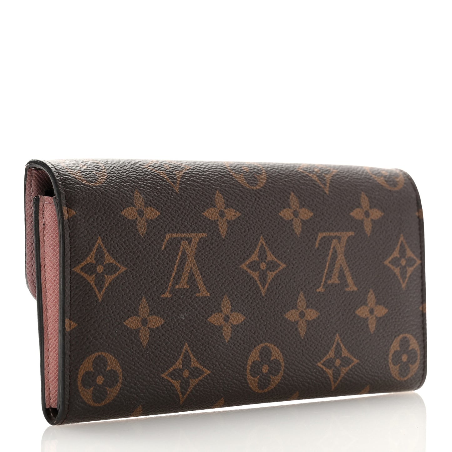 Monogram Emilie Wallet Rose Ballerine