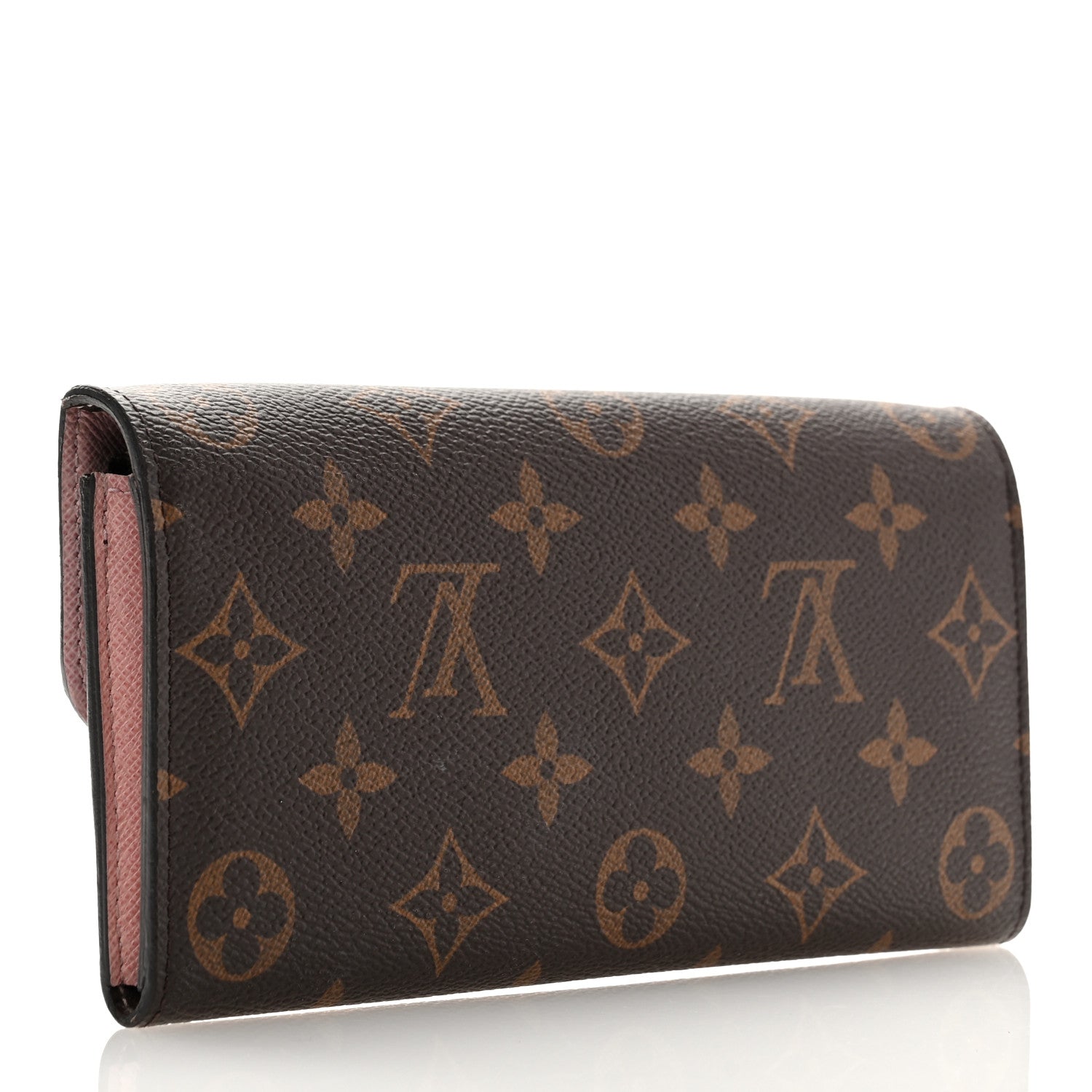 Louis Vuitton Monogram Emilie Wallet Rose Ballerine 3 of 9