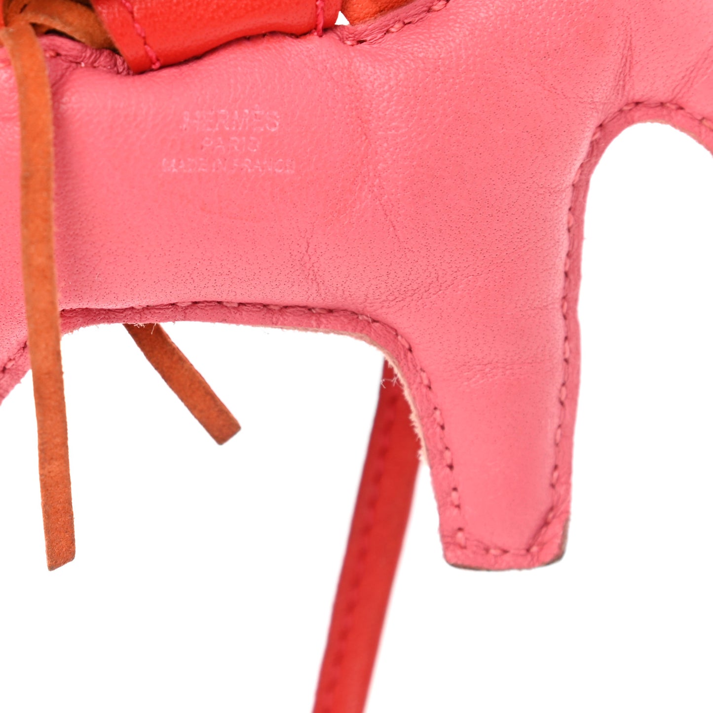 Milo Lambskin Grigri Rodeo Horse Bag Charm PM Rose Azalee Orange Poppy Rouge Indien
