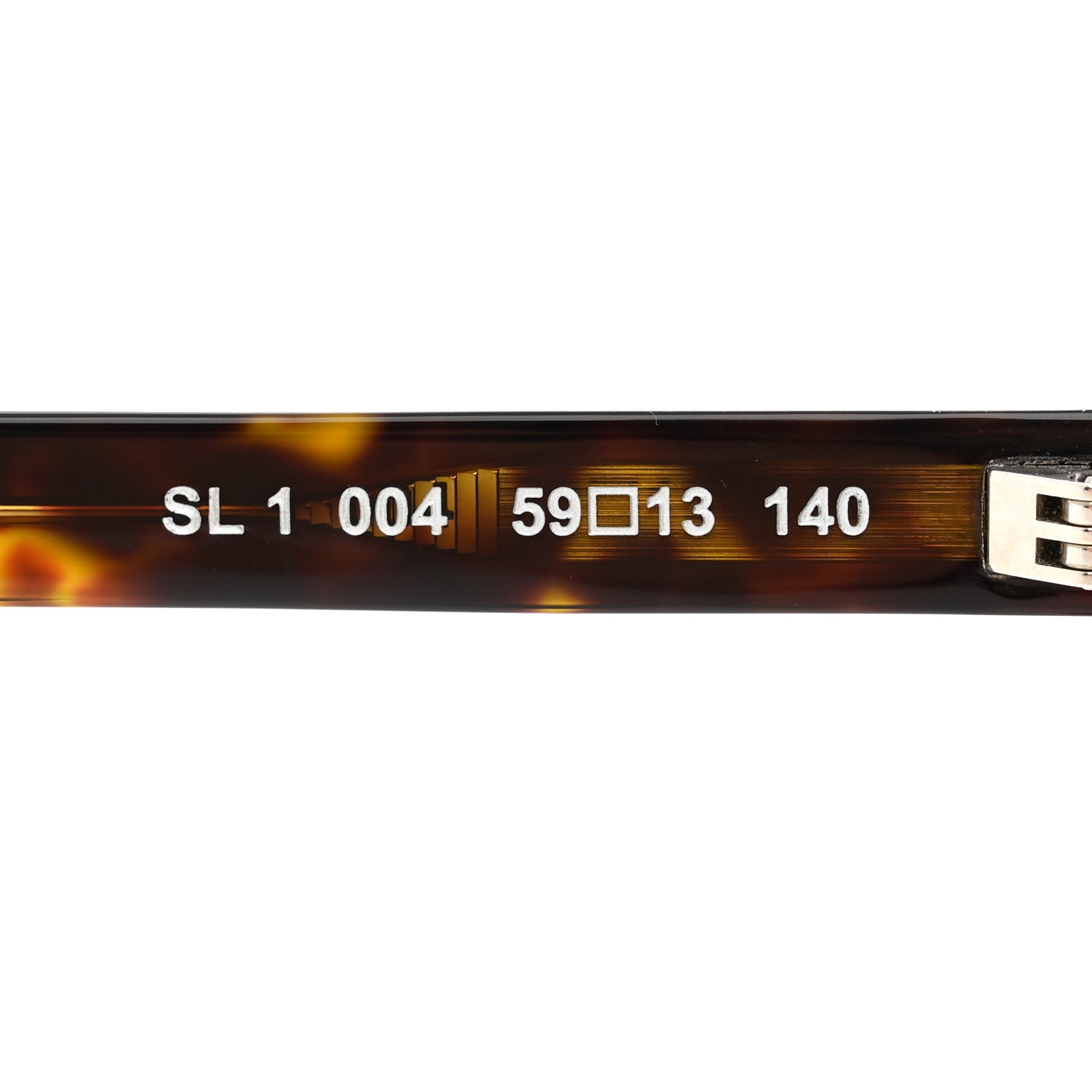 Saint Laurent Acetate Flat Top Sunglasses SL1 Tortoise 5 of 8