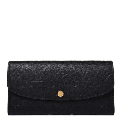 Louis Vuitton Empreinte Emilie Wallet Black Dune 1 of 13