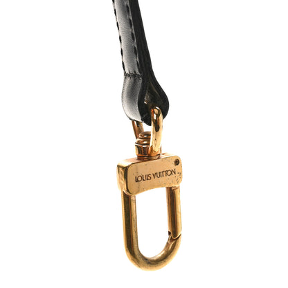 Louis Vuitton Calfskin 16mm Adjustable Shoulder Strap Black 4 of 4