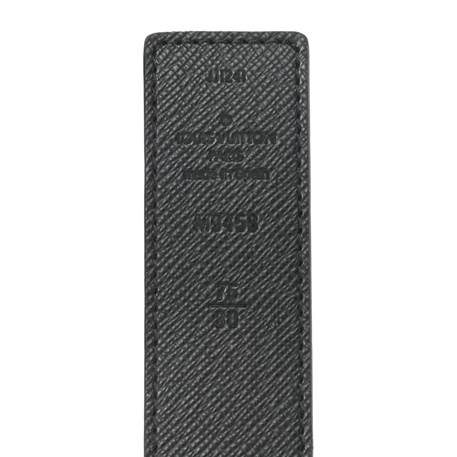 Louis Vuitton Calfskin Monogram 30mm LV Initiales Reversible Belt 75 30 Black 3 of 9
