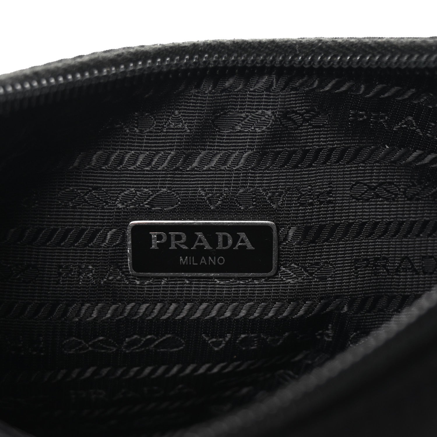 Prada Tessuto Nylon Mini Re-Edition 2000 Bag Black 6 of 9