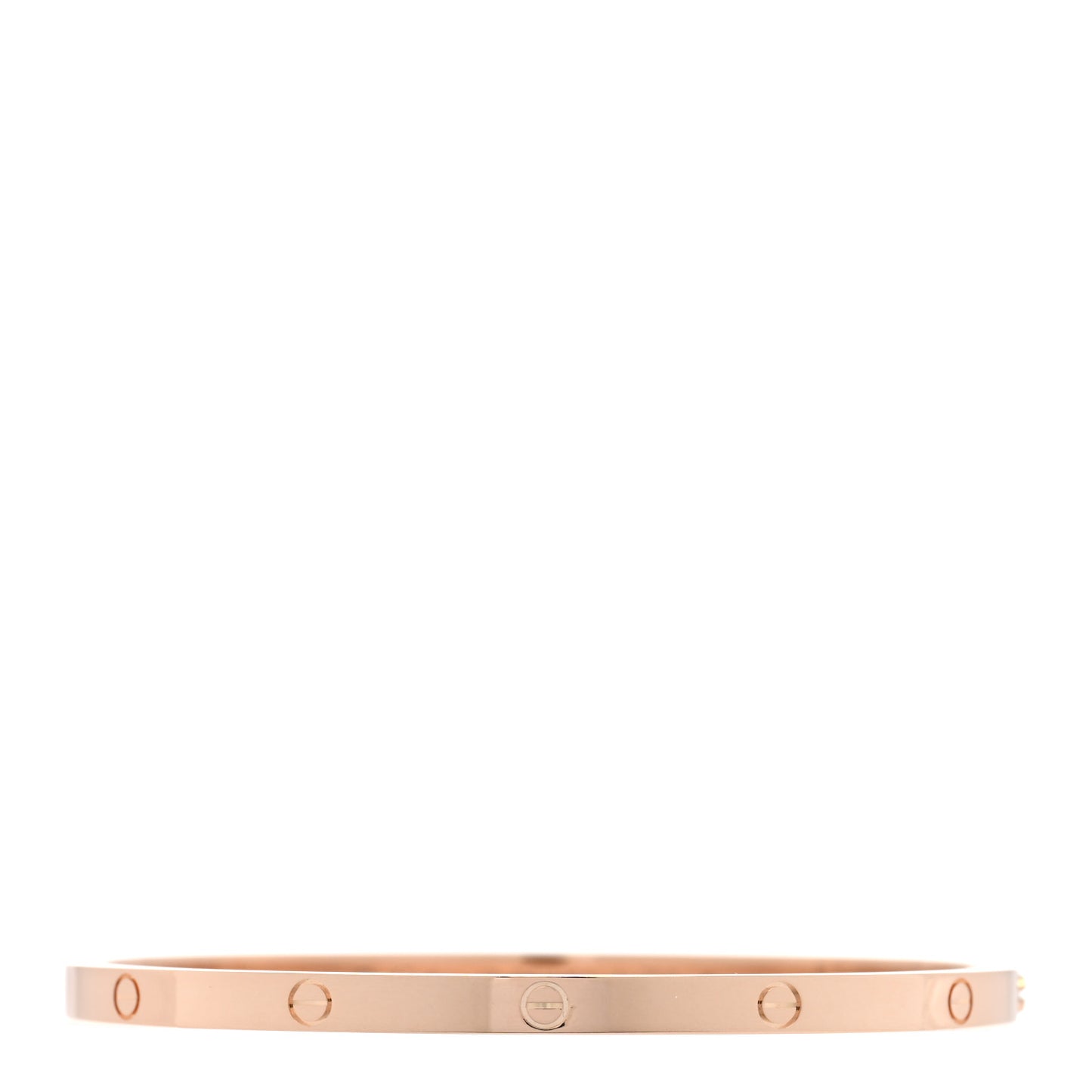 18K Pink Gold Small LOVE Bracelet 17