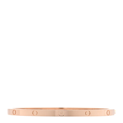 Cartier 18K Pink Gold Small LOVE Bracelet 17 1 of 7