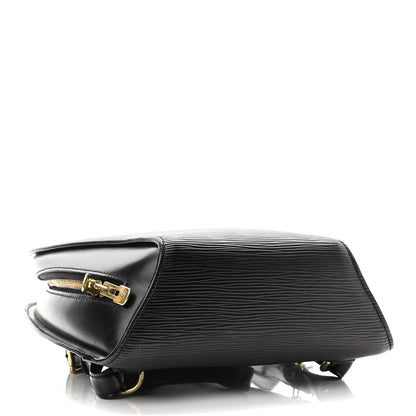 Louis Vuitton Epi Mabillon Backpack Black 4 of 10