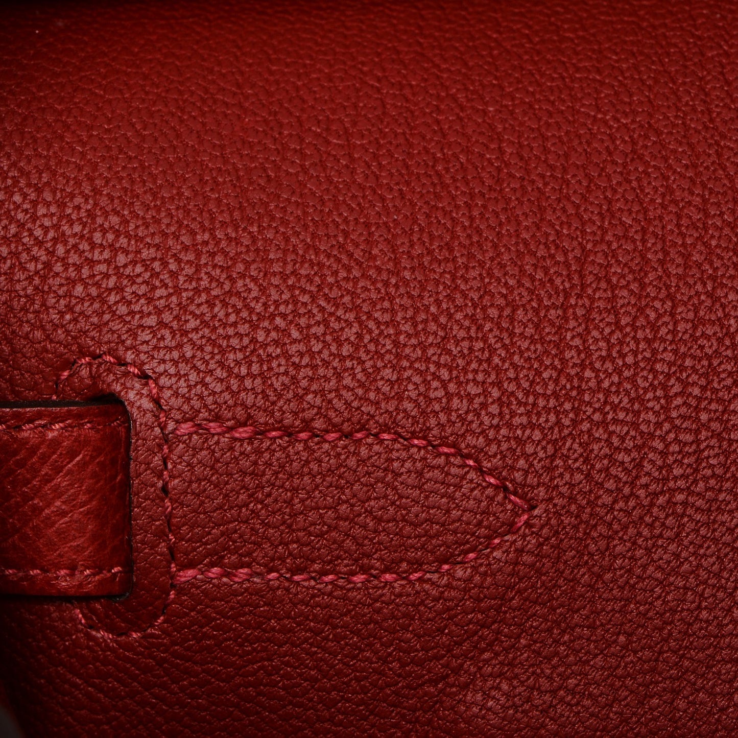Epsom Birkin 35 Rouge Casaque