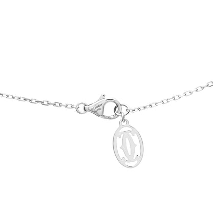 Cartier 18K White Gold Diamond SM D'Amour Pendant Necklace 4 of 5