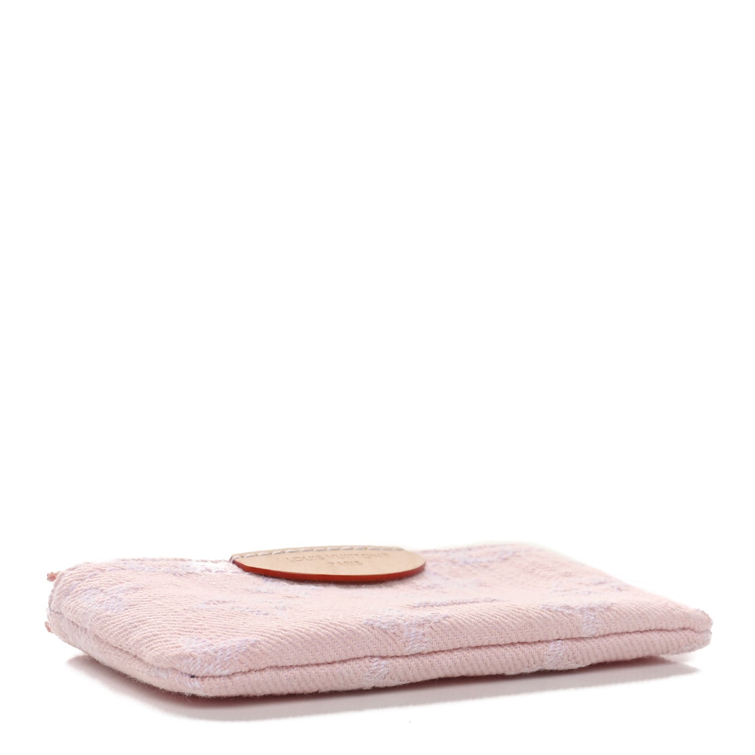 Louis Vuitton Monogram Denim Key Pouch Washed Pink 4 of 8