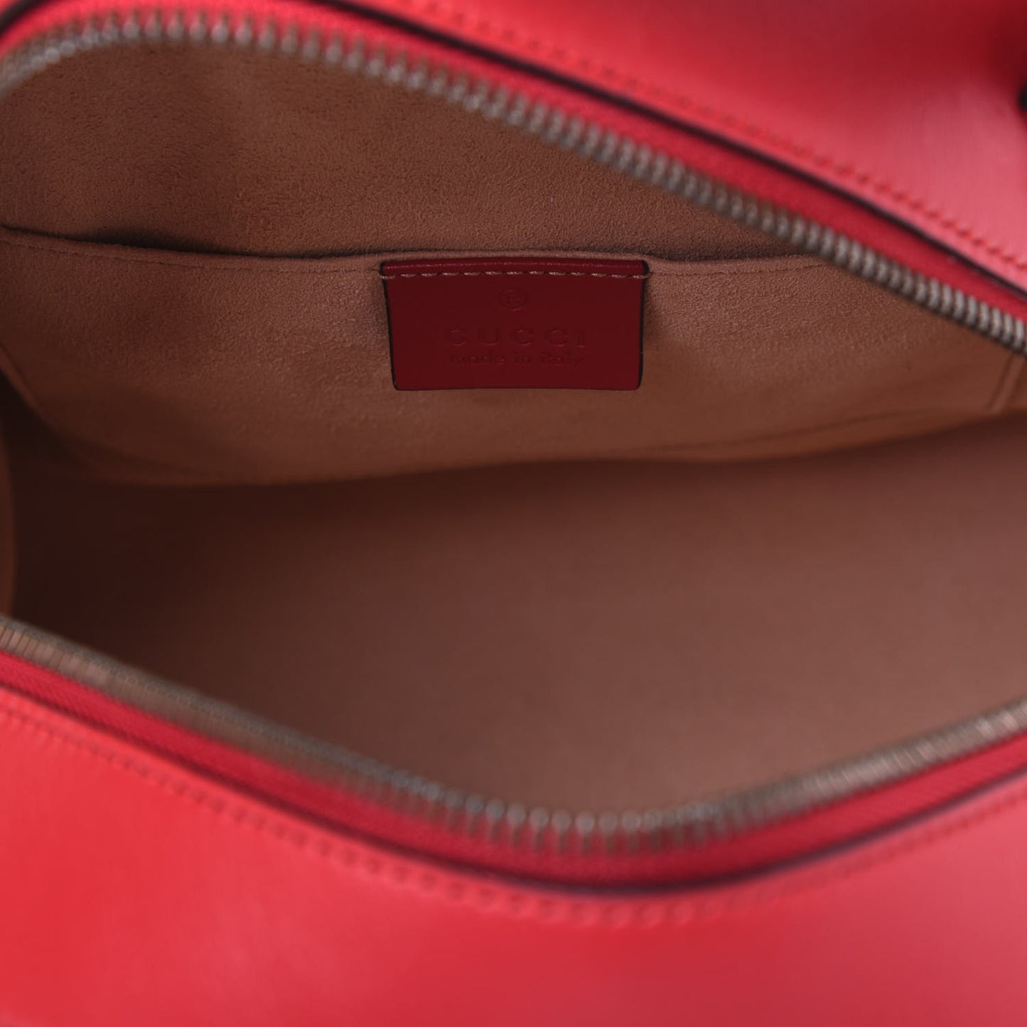Calfskin Matelasse GG Marmont Dome Backpack Hibiscus Red