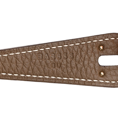 Hermes Taurillon Clemence Lindy 26 Etoupe 7 of 11