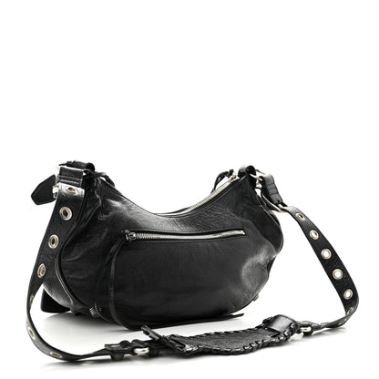 Balenciaga Agneau Arena Small Le Cagole Shoulder Bag Black 3 of 10
