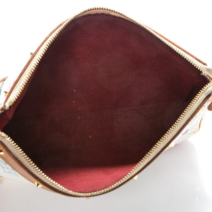 Louis Vuitton Monogram Multicolor Pochette Accessories White 5 of 11