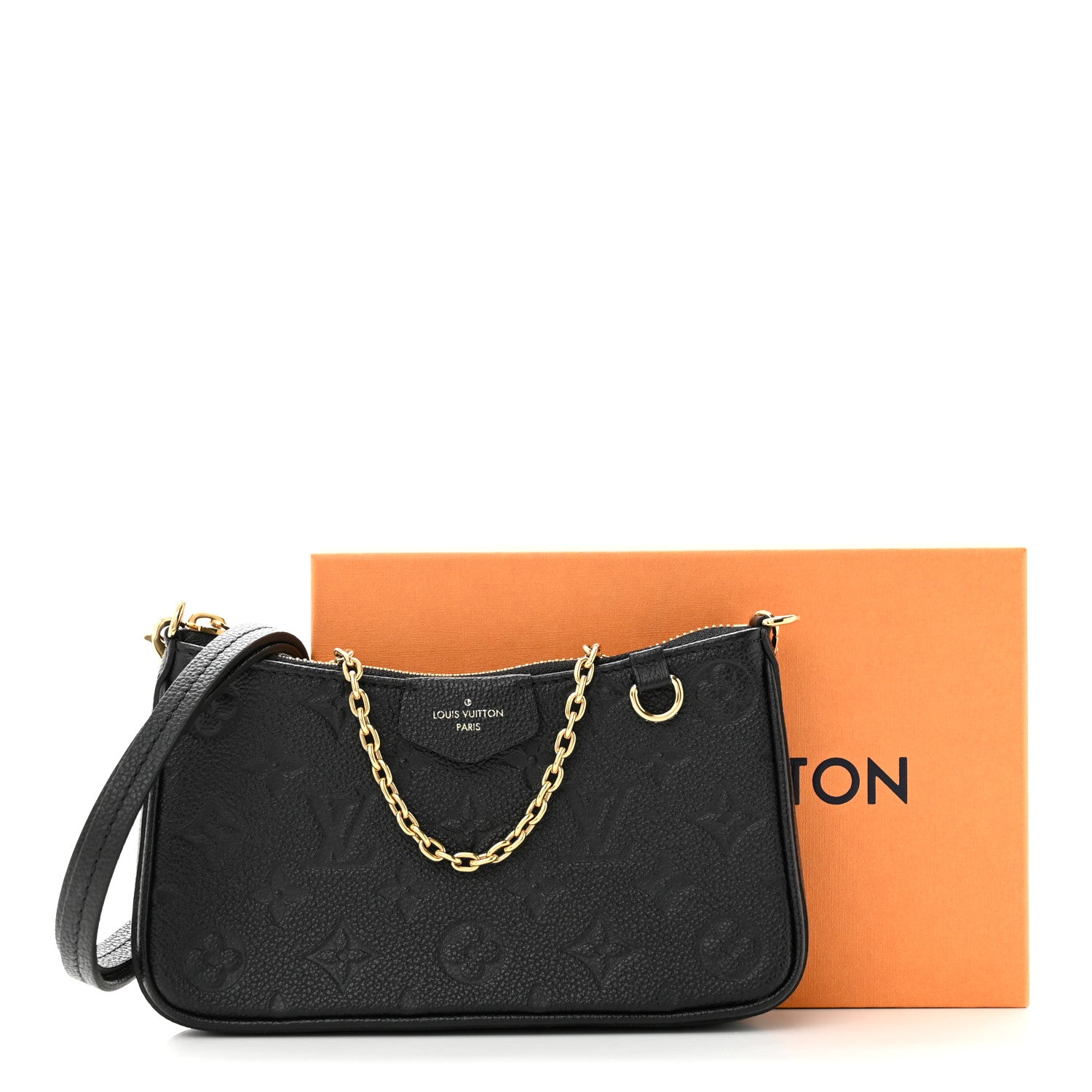 Louis Vuitton Empreinte Easy Pouch On Strap Black 3 of 9