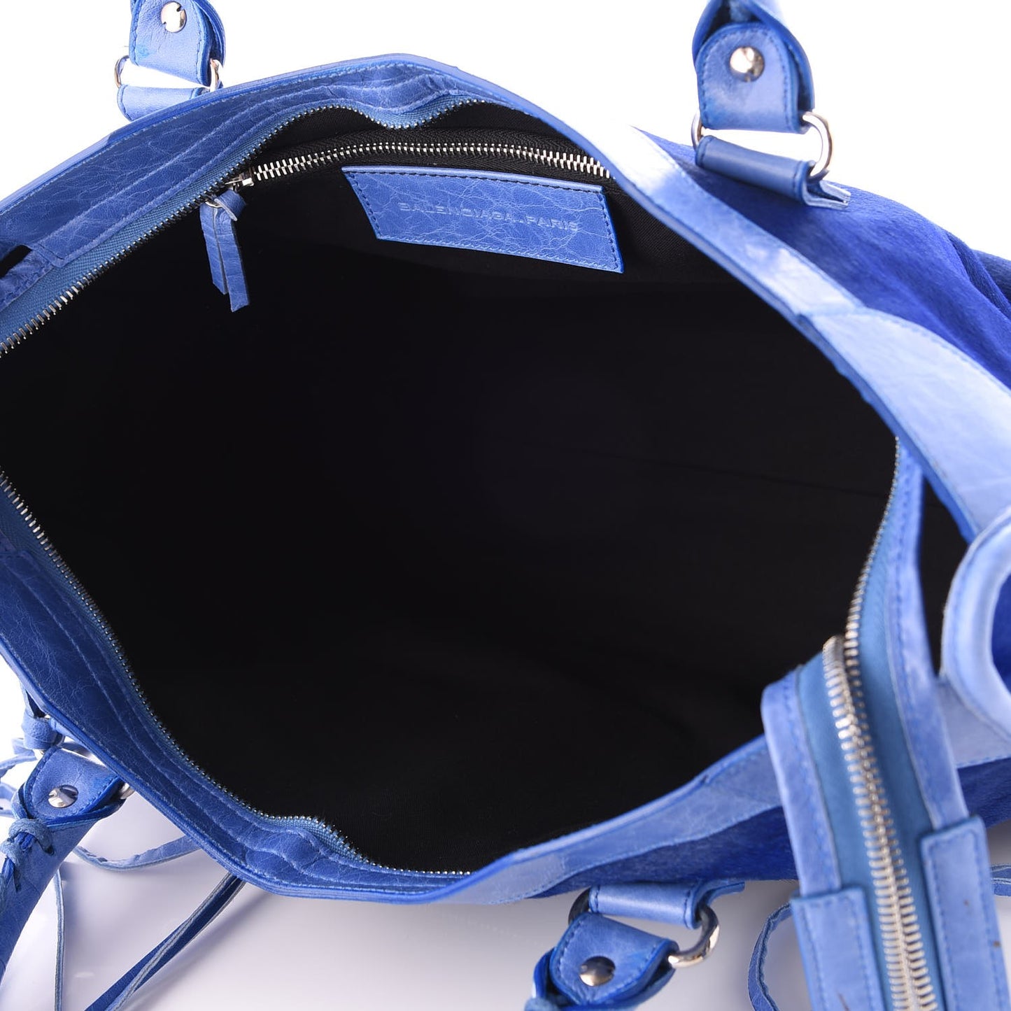 Chevre Pony Hair Classic Hardware City Bleuet