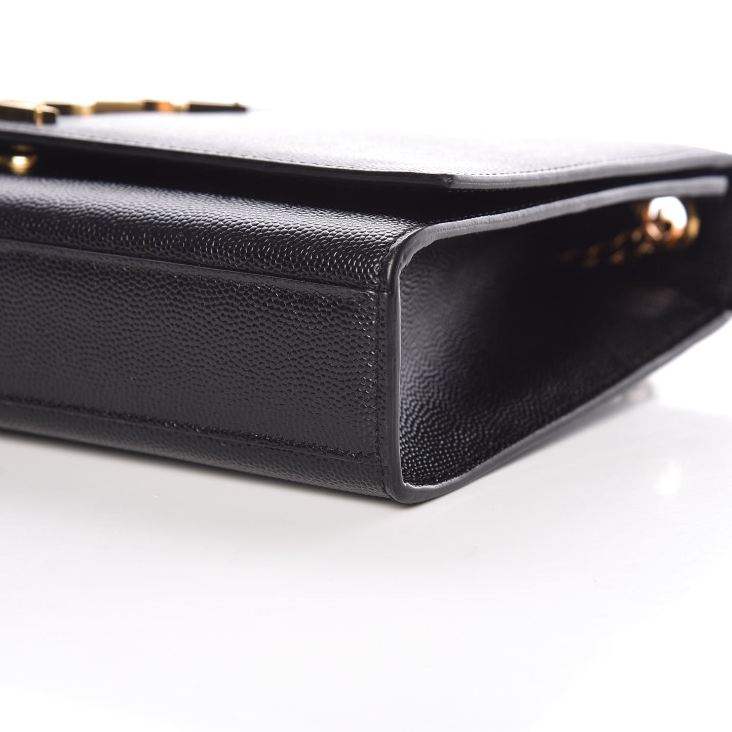 Grain De Poudre Medium Classic Monogram Kate Satchel Black