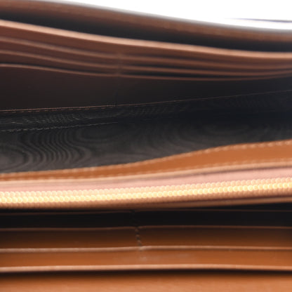 Gucci GG Supreme Monogram Azalea Calfskin Web Jackie 1961 Chain Wallet Beige Ebony Brown Sugar 5 of 11