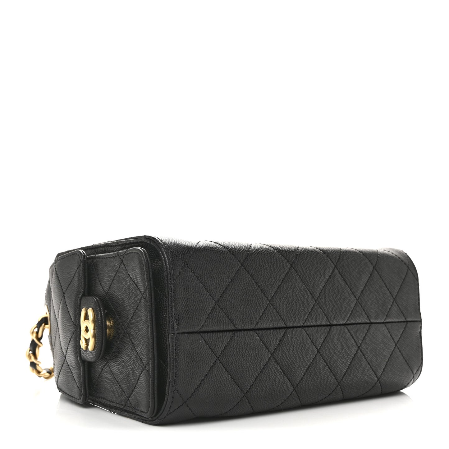Caviar Quilted Mini Chanel 25 Handbag Black