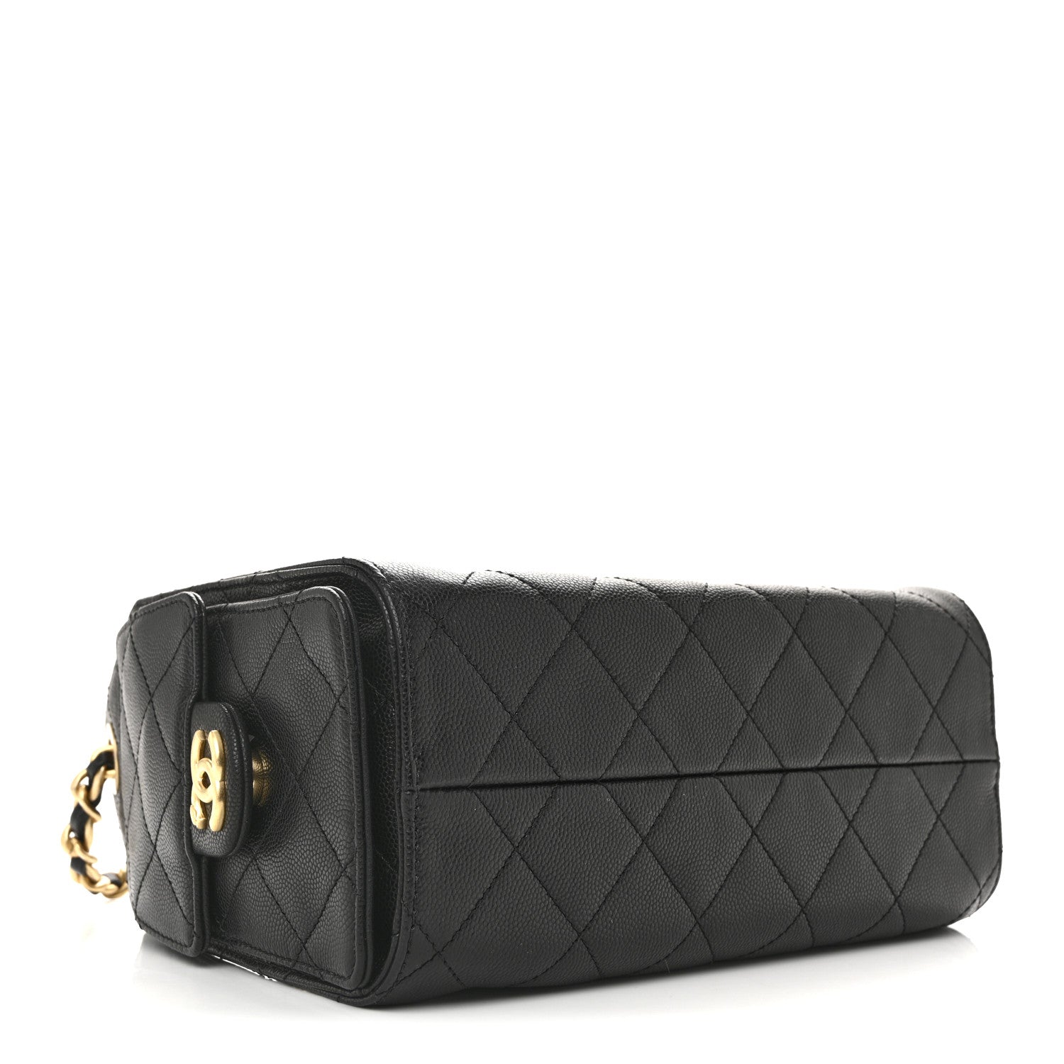 Chanel Caviar Quilted Mini Chanel 25 Handbag Black 4 of 11