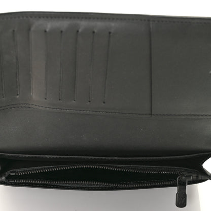 Louis Vuitton Calfskin Monogram Shadow Brazza Wallet Black 6 of 10
