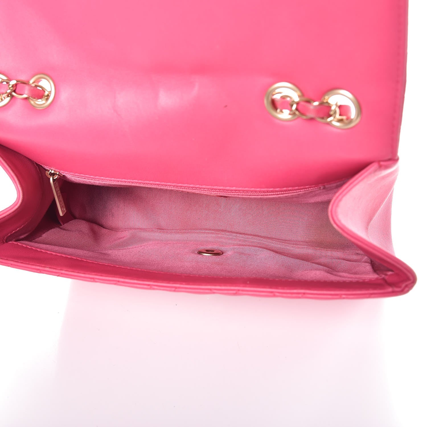 Chanel Lambskin Quilted Medium Mademoiselle Chic Flap Pink 6 of 19