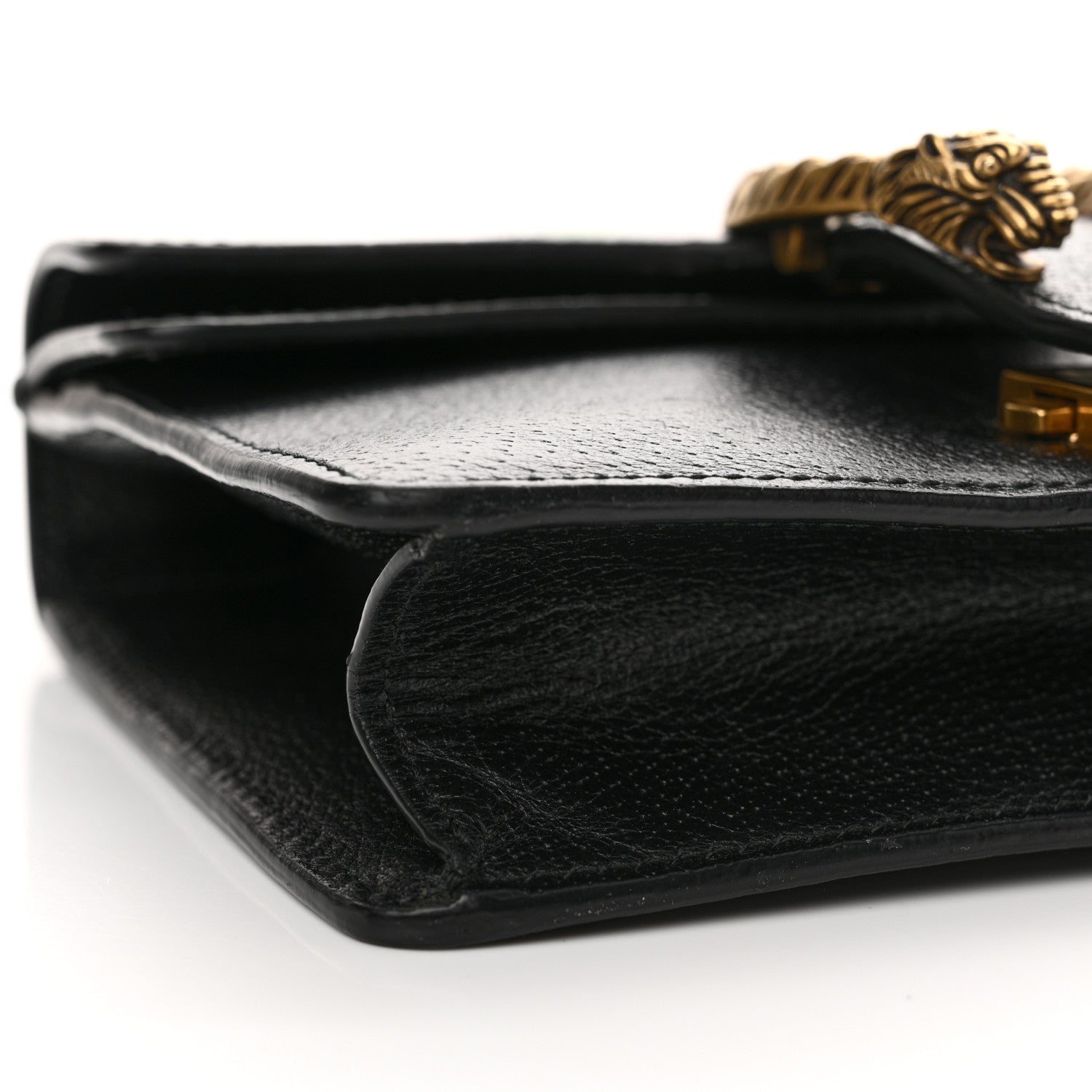 Gucci Calfskin Web Mini Dionysus Shoulder Bag Black 9 of 15