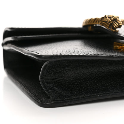 Gucci Calfskin Web Mini Dionysus Shoulder Bag Black 9 of 15