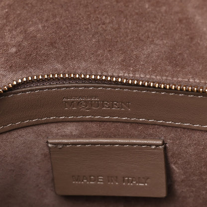 Alexander McQueen Calfskin Embossed Suede Large Heroine Tan 8 of 15