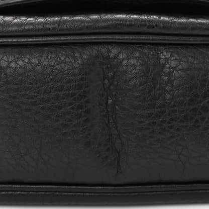Gucci Pebbled Calfskin Small Soho Flap Crossbody Black 11 of 12