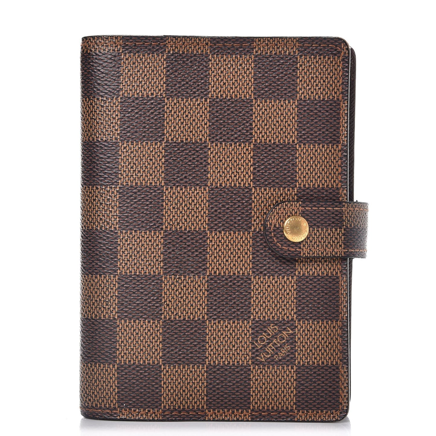 Damier Ebene Small Ring Agenda Cover