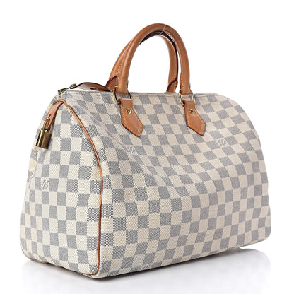Louis Vuitton Damier Azur Speedy 30 3 of 16