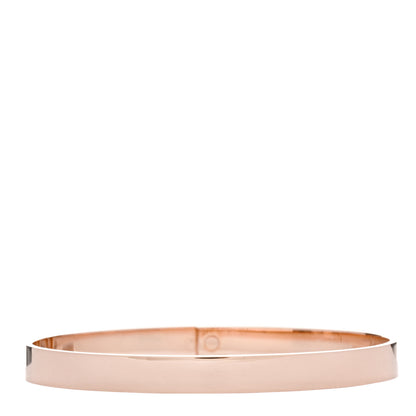 Hermes 18K Rose Gold Black Spinel PM Kelly Bracelet SH 2 of 4