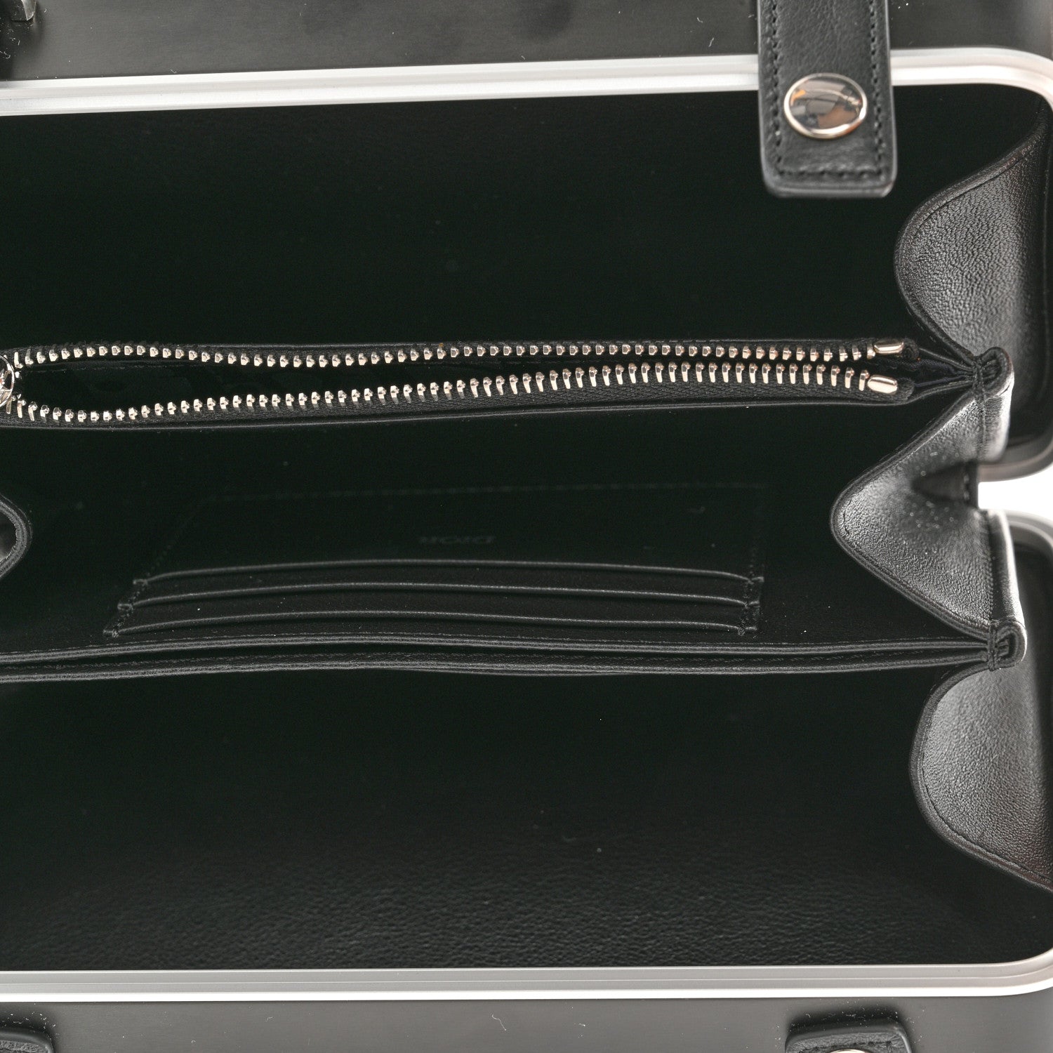Christian Dior X RIMOWA Aluminum Personal Clutch On Strap Black 5 of 10